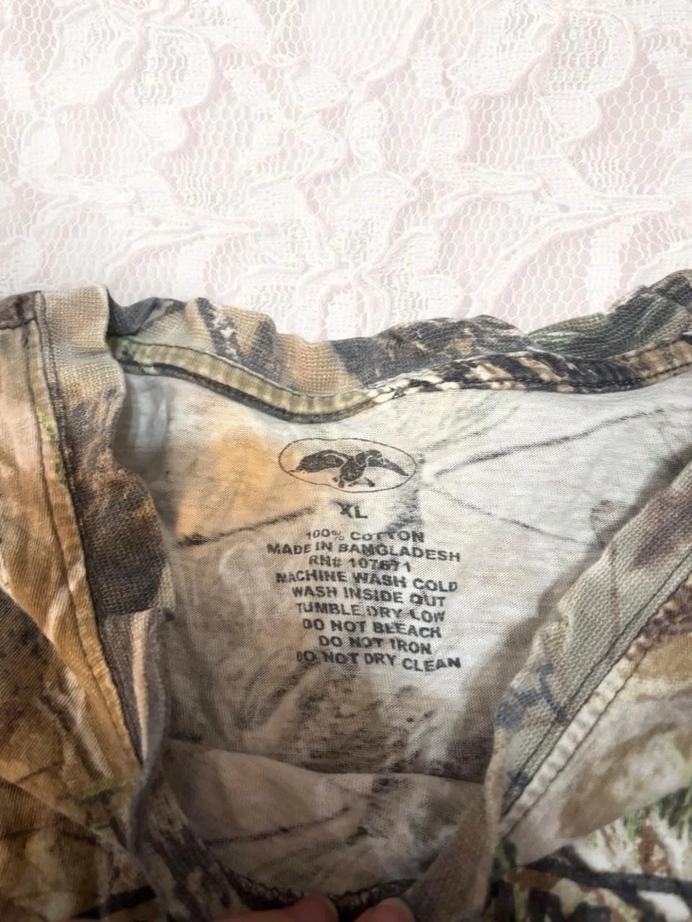 Mossy Oak Men's Short Sleeve Camo Tee - Brown/Green